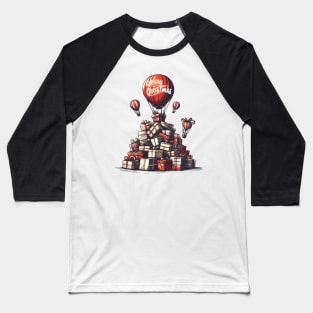 Festive Cartoon Delights: Elevate Your Holidays with Cheerful Animation and Whimsical Characters! Baseball T-Shirt